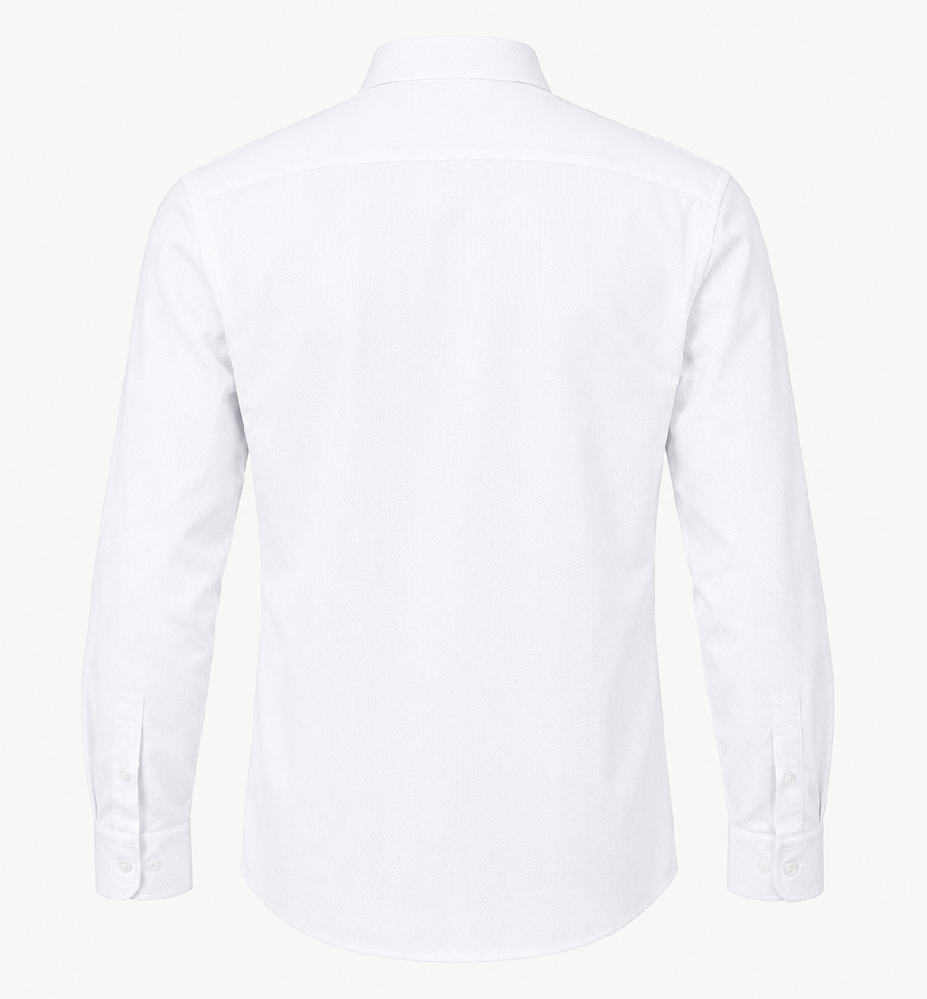 Men's Classic White Formal Dress Shirt